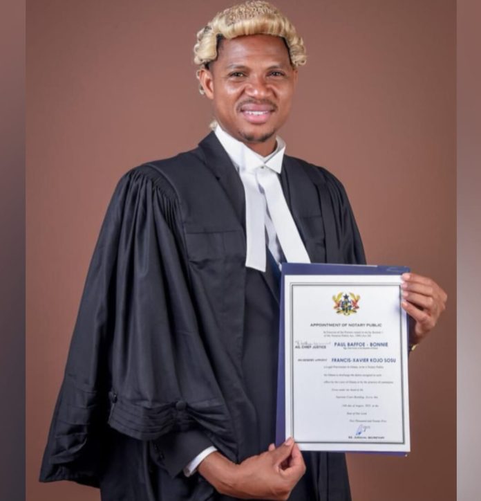 Madina MP Sosu appointed Notary Public