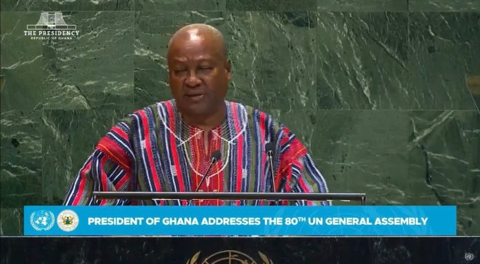Mahama Calls for Reset at UN in Landmark Address