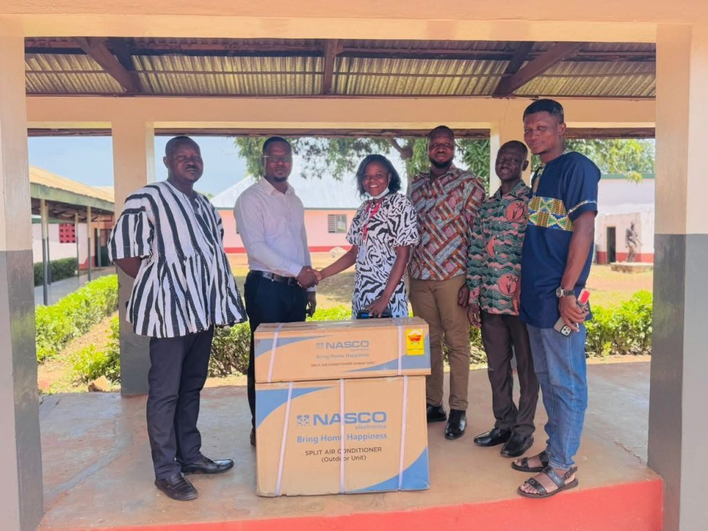 Tobinco Pharmaceuticals Donates Air Conditioner to St. Theresa Catholic Hospital, Nandom