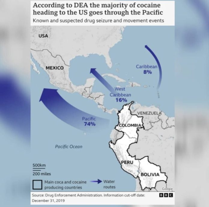 Four Suspected Drug Boats Destroyed in US Strikes, 14 Reported Dead Four Suspected Drug Boats Destroyed in US Strikes, 14 Reported Dead