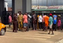 Calm Restored at Nkawkaw Holy Family Hospital After Attempted Attack Nkawkaw Holy Family Hospital