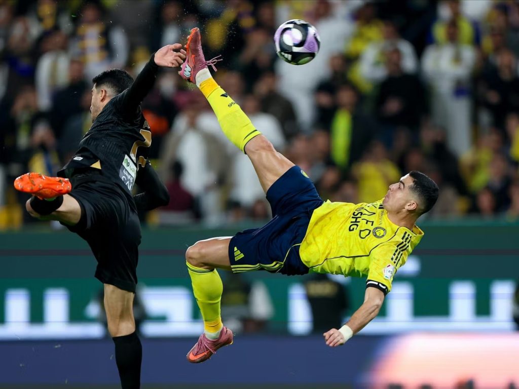 Ronaldo Scores Sensational Overhead Kick as Al-Nassr Cruise to 4–1 Victory Over Al-Khaleej