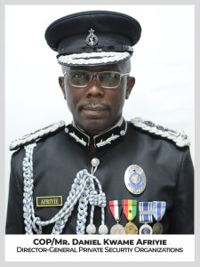 Only 200 Out of 700 Registered Private Security Firms in Good Standing – COP Daniel Afriyie Only 200 Out of 700 Registered Private Security Firms in Good Standing – COP Daniel Afriyie