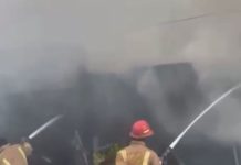 Fire Guts Shops at Madina Zongo Junction Fire Guts Shops at Madina Zongo Junction