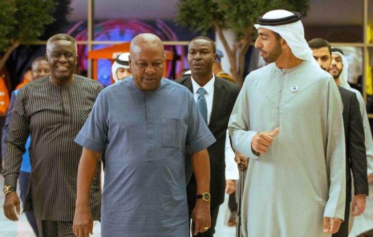 President Mahama Arrives in Dubai for 2026 World Governments Summit