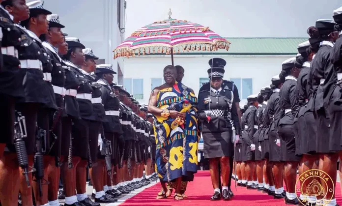 IGP Promotes Police Royal Ladies After Ceremonial Honours at Manhyia Palace IGP Promotes Police Royal Ladies After Ceremonial Honours at Manhyia Palace