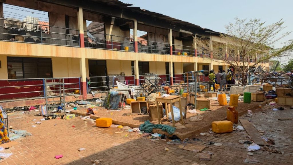 Fire Guts Part of Girls’ Dormitory at Tolon SHS in Northern Region
