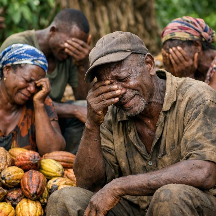 “How Do We Survive?” — Cocoa Farmers Cry Out After Producer Price Cut