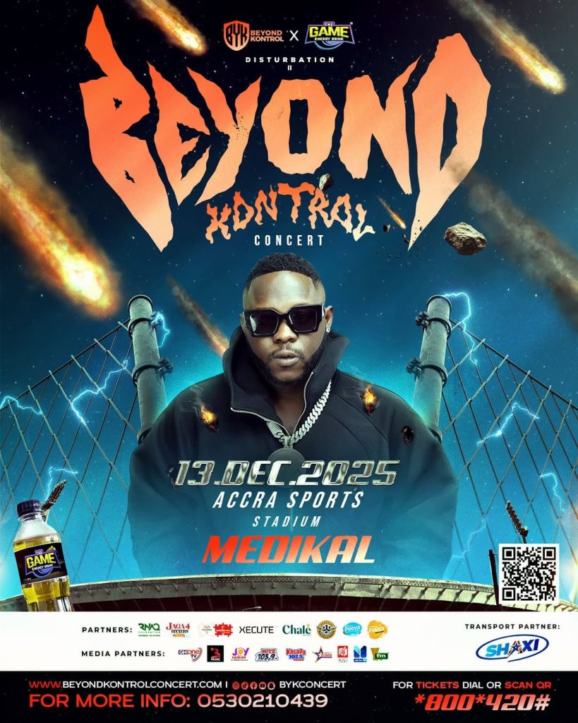 Medikal’s “Beyond Kontrol” Concert at Accra Sports Stadium Earns IRAWMA Nomination