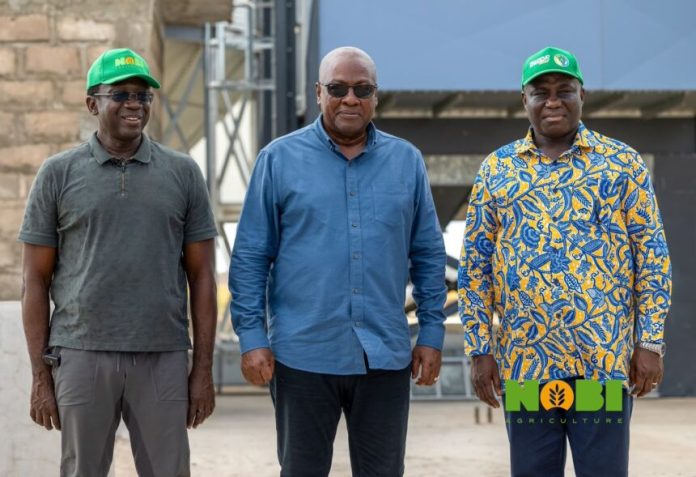 President Mahama Visits Nobi Agriculture, Highlights Role of Private Investment in Ghana’s Food Future President Mahama Visits Nobi Agriculture, Highlights Role of Private Investment in Ghana’s Food Future