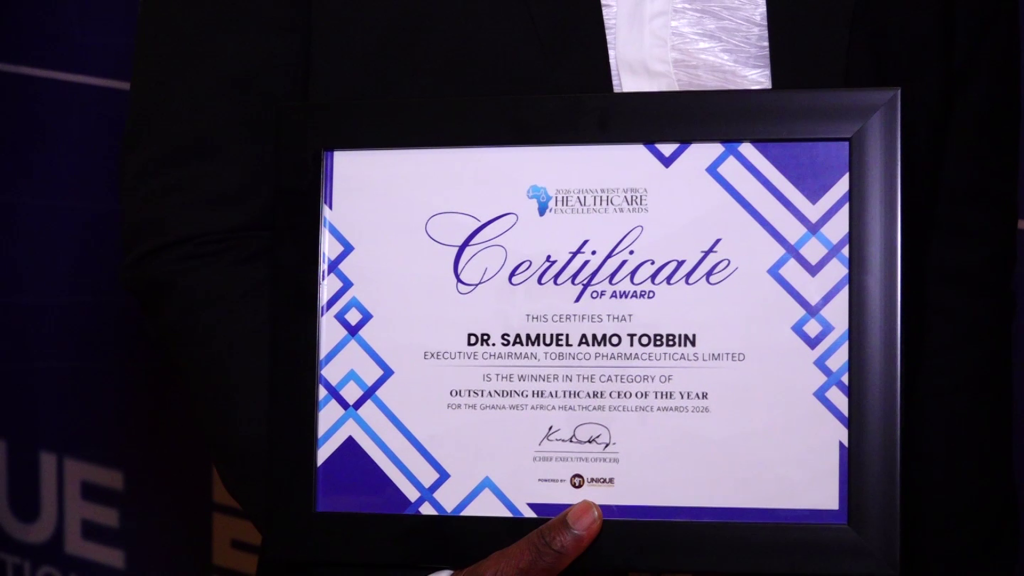 Ghana–West Africa Healthcare Excellence Awards.