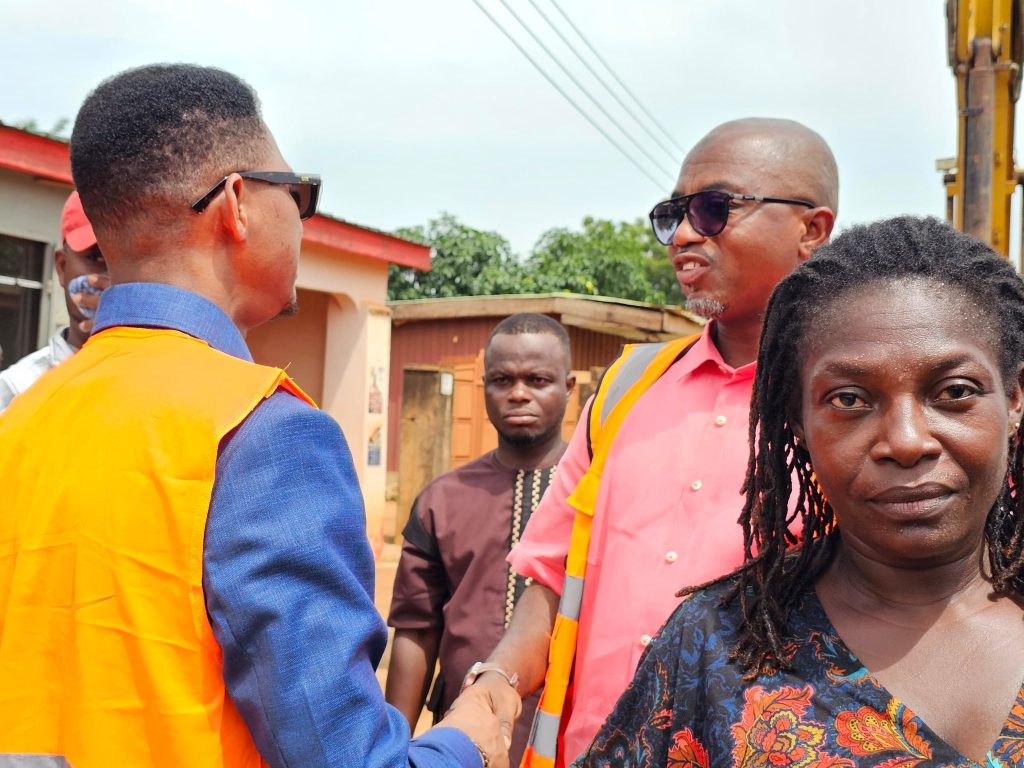 Madina MP Cuts Sod for Teiman–Borgatown Road