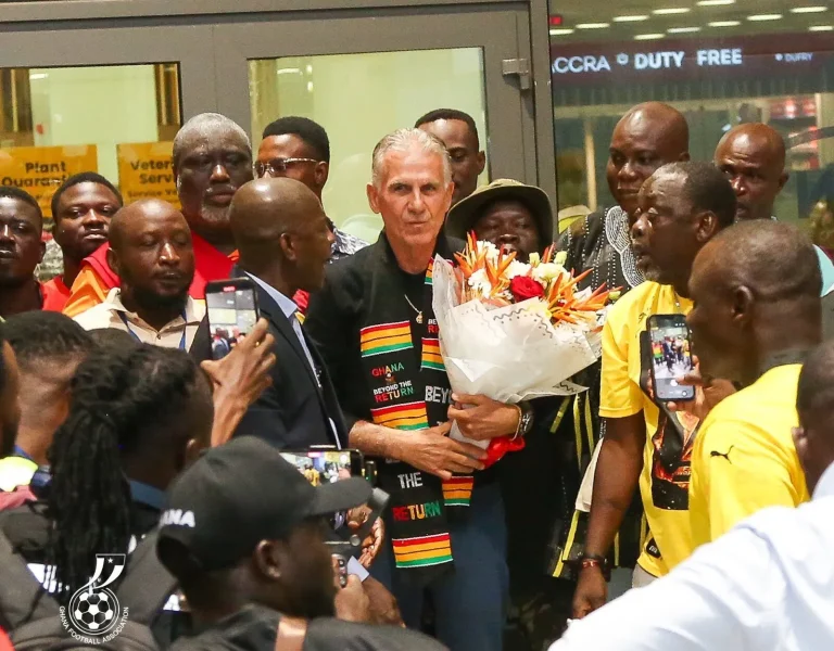 Carlos Queiroz Arrives in Ghana Ahead of Black Stars Unveiling