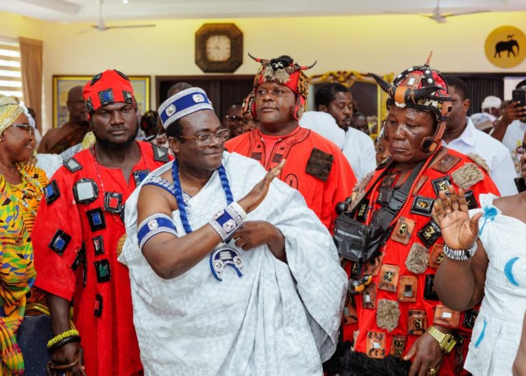 Prophet Nakoa Nazareth Express Gratitude to Ga Mantse for Distinguished Honour