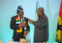 Mahama Hosts Mnangagwa at State Banquet, Celebrates Ghana–Zimbabwe Ties Mahama Hosts Mnangagwa at State Banquet, Celebrates Ghana–Zimbabwe Ties