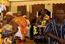 Podoe-Dorfor Dunenyo Festival Raises Funds for ICT Lab The Chief of Podoe-Dorfor and Head of the Amaflu clan, Togbe Kokloko Ananze Titriku XIII,