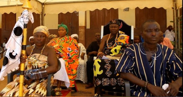 The Chief of Podoe-Dorfor and Head of the Amaflu clan, Togbe Kokloko Ananze Titriku XIII,