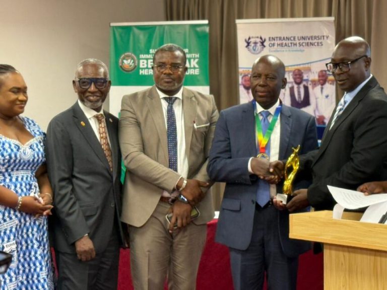 Entrance University of Health Sciences Wins Best Private University 2025 Award