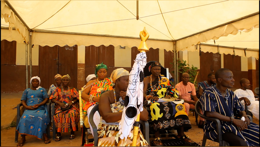 The Chief of Podoe-Dorfor and Head of the Amaflu clan, Togbe Kokloko Ananze Titriku XIII,