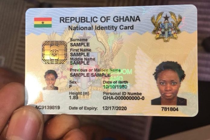 ghana-card Ghana Card Not Yet Approved for Financial Transactions – NIA Clarifies