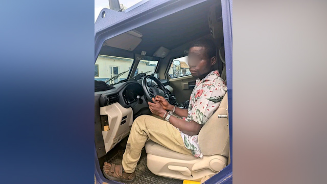 Man Arrested for Attempted Theft of Police Armoured Vehicle at Nkawie
