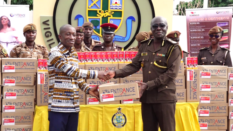 Tobinco Donates Medicines Worth GH₵125,000 to Ghana Prisons Service