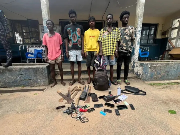 Five Convicted Robbers Jailed for Total of 195 Years in Ashanti North