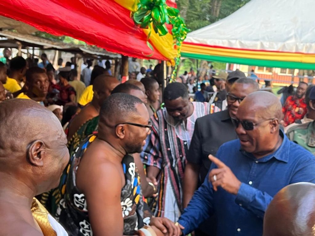 Akwamu Chief to Mahama: “This Road Is First Instalment on a Six-Decade Debt”