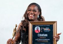 Nana Oye Bampoe Addo Honored With Excellence In Governance Award Nana Oye Bampoe Addo