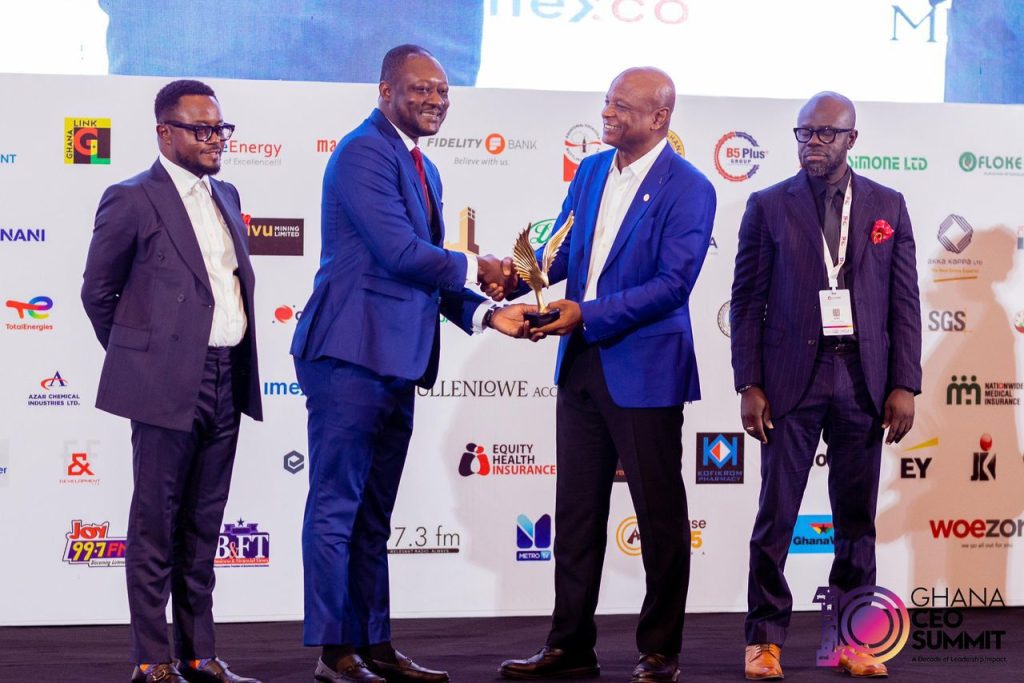 TOR MD Edmond Kombat Honoured at Ghana CEO Summit 2026