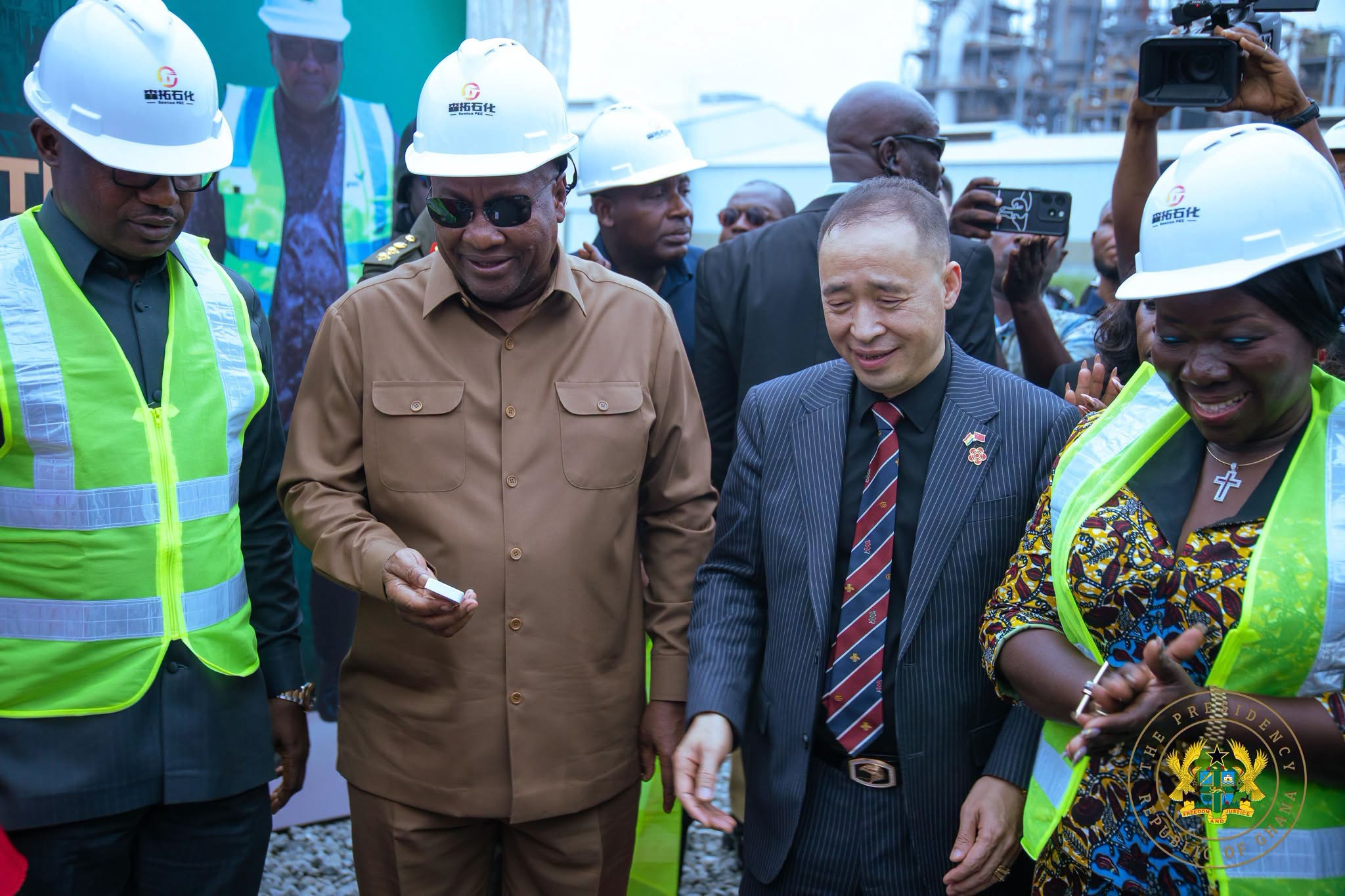 Mahama Launches Phase Two Expansion of Sentuo Oil Refinery