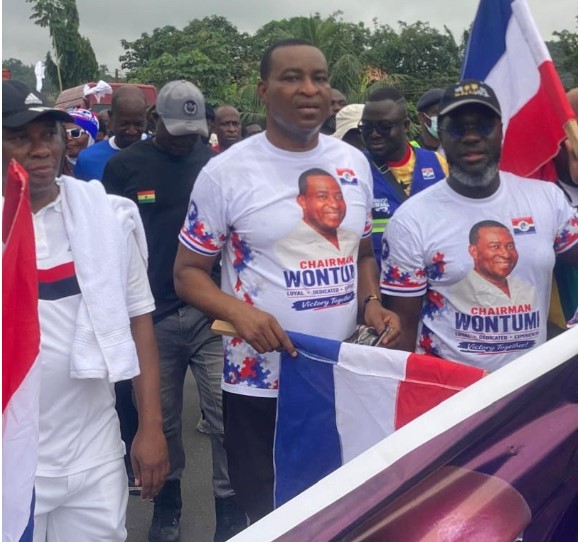 Chairman Wontumi declares as he joins NPP Walk