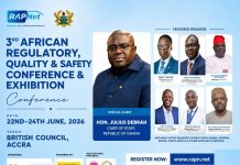 RAPNET to Host 3rd African Regulatory, Quality and Safety Conference in Accra RAPNET to Host 3rd African Regulatory, Quality and Safety Conference in Accra