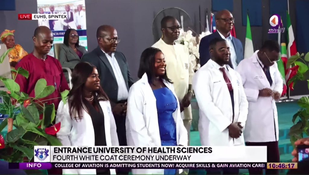 EUHS Holds 4th White Coat Ceremony, Inducts 41 Doctor of Pharmacy Students into Clinical Training
