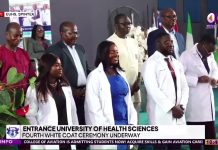 EUHS Holds 4th White Coat Ceremony, Inducts 41 Doctor of Pharmacy Students into Clinical Training EUHS Holds 4th White Coat Ceremony, Inducts 41 Doctor of Pharmacy Students into Clinical Training