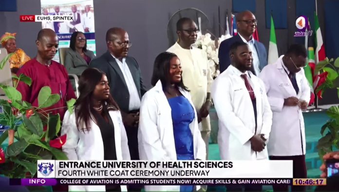 EUHS Holds 4th White Coat Ceremony, Inducts 41 Doctor of Pharmacy Students into Clinical Training