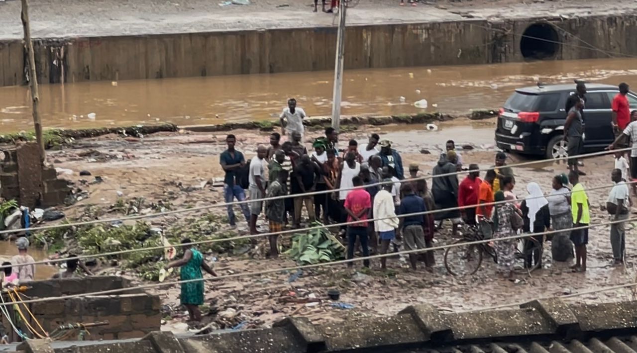 One Feared Dead After Accra Flooding at Avenor Junction