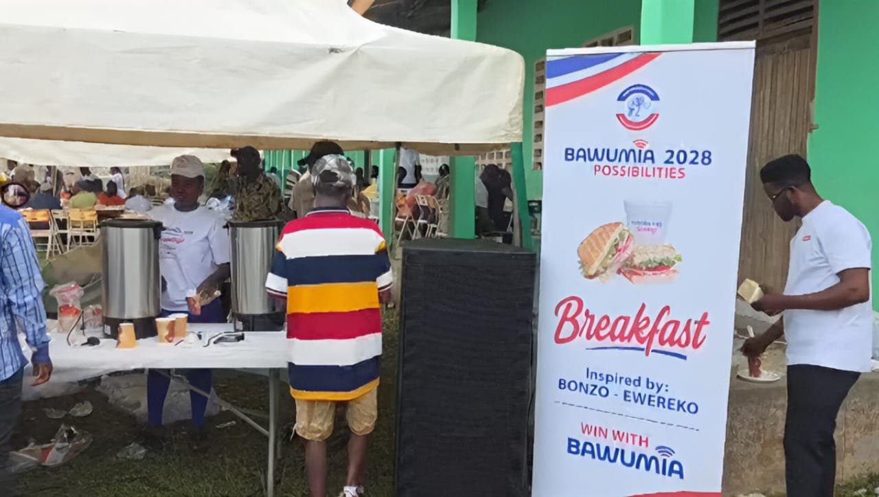 Bonzo Ewereko Serves Free Breakfast to 1,325 NPP Delegates Ahead of Ellembelle Constituency Elections