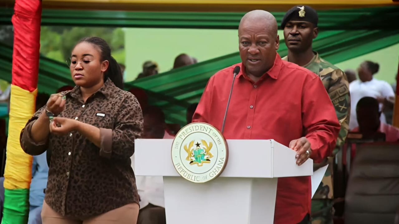 President Mahama Commissions Akatsi North Police Headquarters, Calls for Public Support in Crime Fight