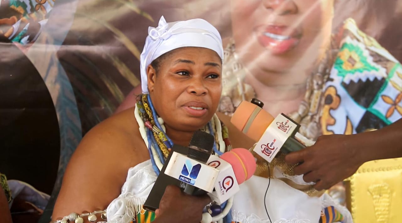 Korgbor’s first Youth Queen Mother, Nana Maadey Leyo I vows to tackle school dropout and teenage pregnancy