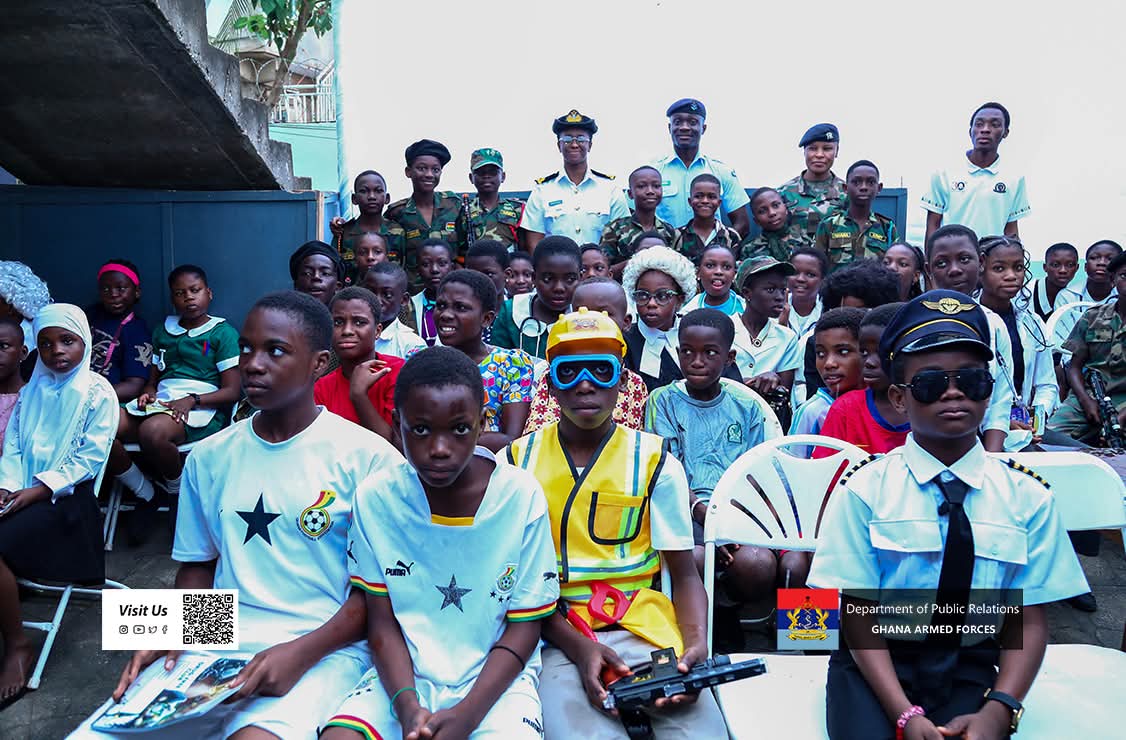 students of New Age Academy at Chantan, Accra