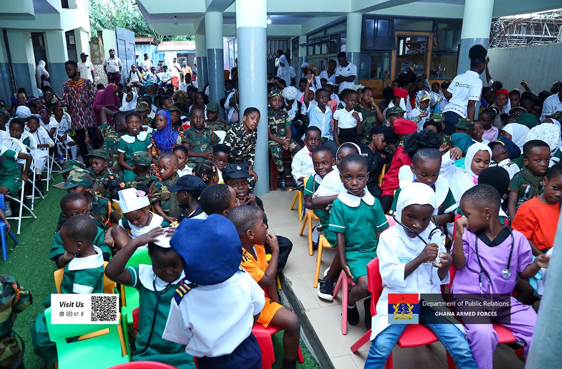 students of New Age Academy at Chantan, Accra