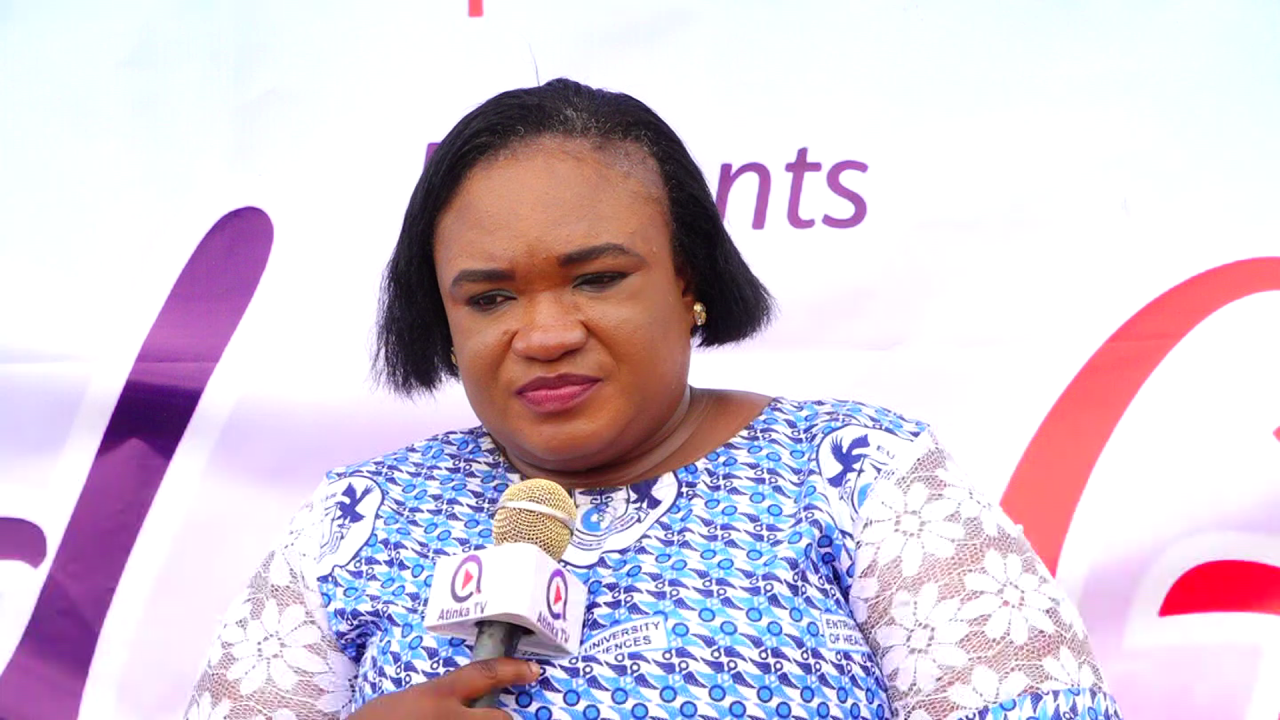 Entrance University SRC Donates 300 Sanitary Pads to Schoolgirls