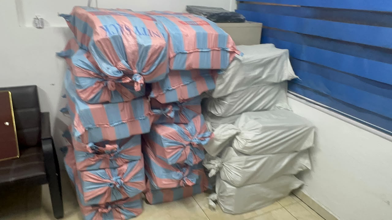 Tema Police Intercept $6.9 Million Cocaine Hidden In Gari Sacks Destined For Export